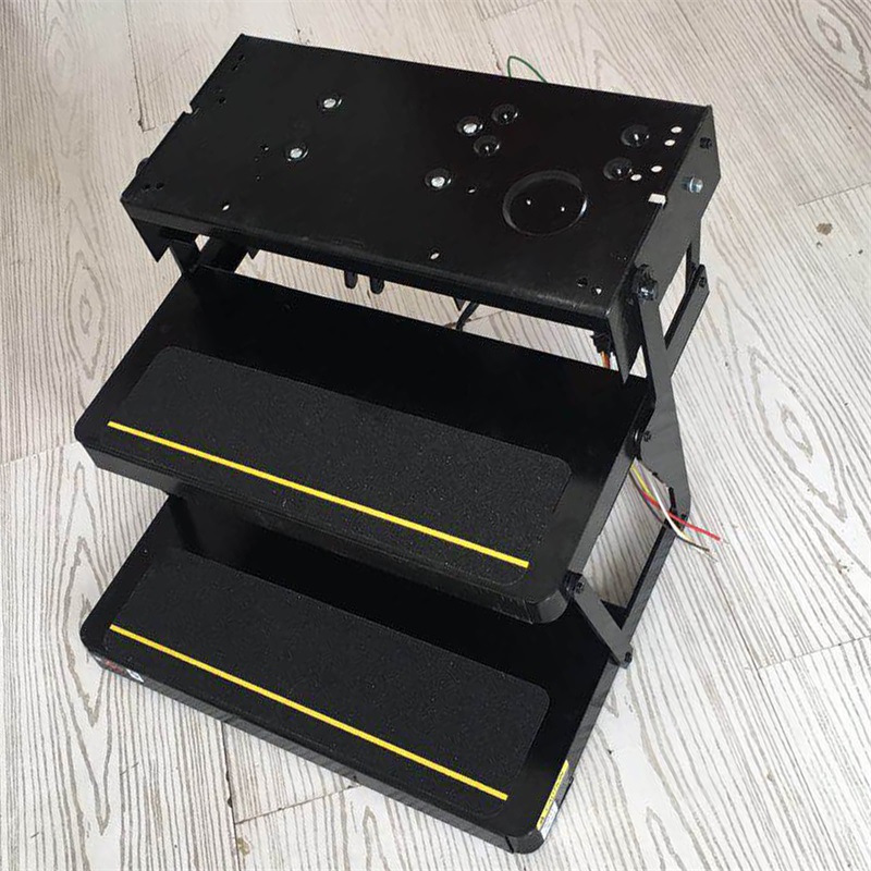 Motorhome and cars electric car rv step