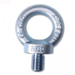 DIN580 M8 Carbon Steel black zinc plated eye bolt